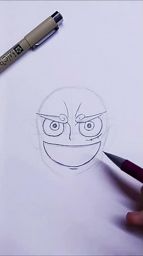 How To Draw Gear 5 Luffy [Face] one piece