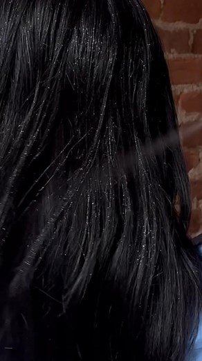 Add your favorite original silver glitter spray to hair and body for the ultimate finishing touch ✨ | Eva NYC