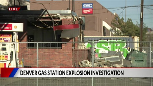 Investigators looking into natural gas leak as cause of Denver gas station explosion