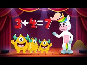 Ο Λάκης ο Μονόκερος μαζί με τον Μπλίνκι μας μαθαίνουν πρόσθεση - Αριθμητικη για παιδια Yiouupi Tv