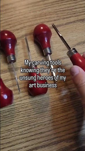 The Linocut Tools I Love #linocut #printmaking #blockprinting