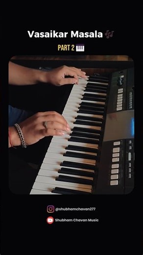 Vasaikar Masala Part 2 🎹 | Marathi Folk Keyboard Cover | Vasai Trending Song #shorts