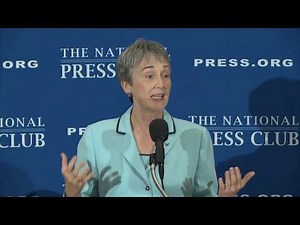 Secretary of the U.S. Air Force Heather Wilson speaks at The National Press Club