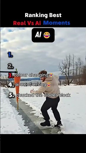 DO NOT CLICK THE SOUND💀!!Real vs Ai moments