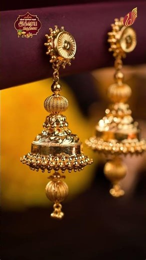 Elegant Gold Jimikki Collection | Timeless Traditional Earrings | Thangamayil Jewellery Limited