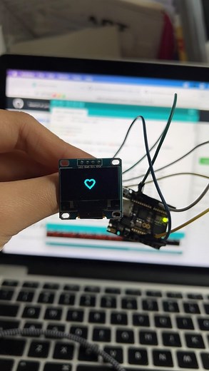 TIGRIS | How to make a heart animation on an OLED display with Arduino’s Limited Edition UNO Mini board 💕✨ Full tutorial & code — link in bio:... | Instagram