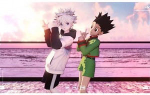 【全职猎人/HXH/MMD】奇犽与小杰的アニサマ2022Sparkle