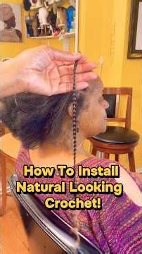 EASY QUICK Method How To Install Crochet Box Braids
