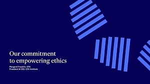 Today marks the 10th annual Global Ethics Day, a vital occasion initiated by the Carnegie Council for Ethics in International Affairs. Global Ethics Day serves as an annual reminder to empower ethics through the actions of both individuals and organizations. Margaret Franklin, CFA, President and CEO, explains how ethics are woven into the fabric of our mission and how, as investment professionals, we have a responsibility and a lifelong commitment to employ ethical decision-making in everything 