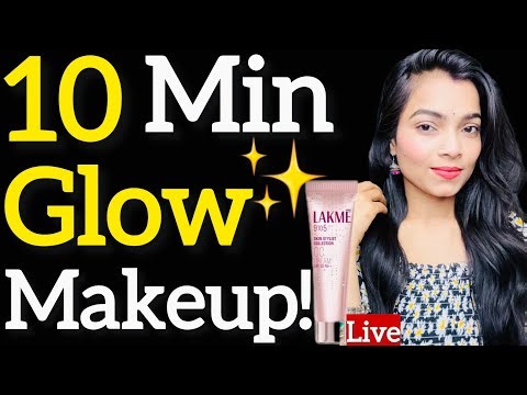 Lakmé CC Cream Makeup Live - 10 Min Glowy Look! ✨ Bindaas Anjal is live