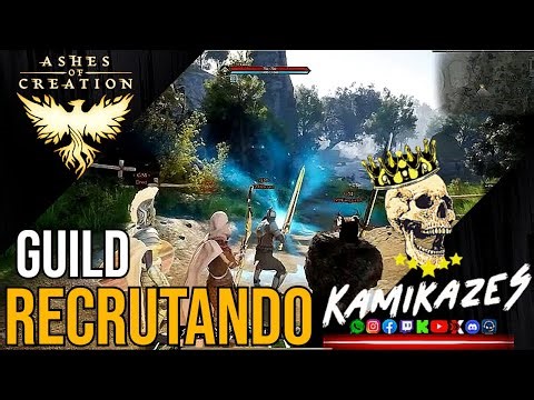🔥📣 RECRUTAMENTO ABERTO — KAMIKAZES | ASHES OF CREATION LANÇA DIA 11 NA STEAM (ACESSO ANTECIPADO!)