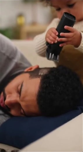 Dad Napped… Big Mistake 🤦‍♂️💈#UnexpectedMoments #ComedyClip #RelatableParents #YTShorts