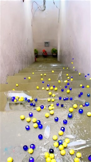 Red VS Blue Breaking glass bottle ⚠️🔥 Crushing Crunchy & Soft Things #shorts #asmr #satisfying