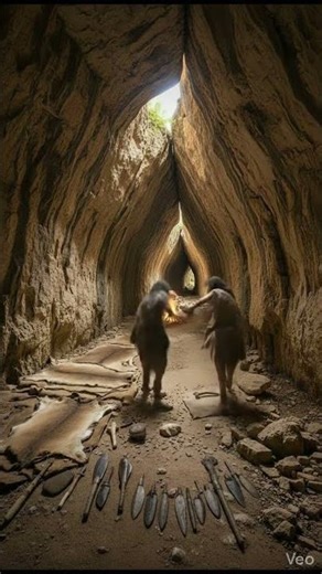 From Empty Cave to Prehistoric Home | Cinematic Stone Age Cave Transformation
