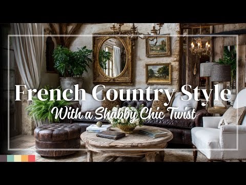 Rustic Meets Romantic: French Country & Shabby Chic Interior Decor Ideas for a Balanced Look