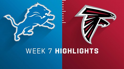 Lions vs. Falcons highlights | Week 7
