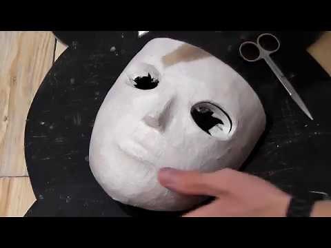 How to make Sally Face mask from paper #01