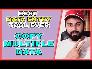Best Data Entry Copy Paste Tool Ever, Complete your Data Entry and Copy Paste Work very Fast in 2020