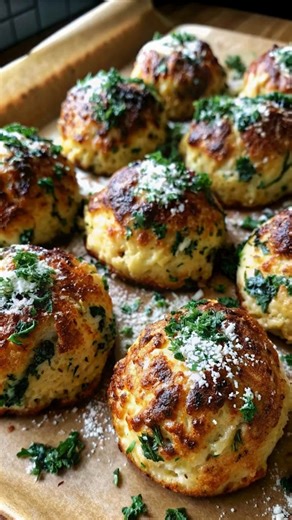 Spinach chopped and mixed with ricotta, Parmesan, egg, and garlic. Shaped into golden bites and baked at 375°F for 18 minutes soft inside, crisp on the edges, and full of cheesy flavor. Ingredients: ➤ 1 cup (150 g) fresh spinach, finely chopped ➤ 1 cup (250 g) ricotta cheese ➤ 1 egg ➤ ¼ cup (30 g) grated Parmesan cheese ➤ 2 tbsp (15 g) flour FULLL Recipe in First Cօʍʍеոτ 👇👇👇 | Nessy Recipes