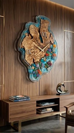 The Most Unique Epoxy Resin Clock I’ve Ever Seen!