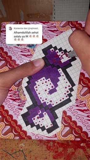 gambar pixel art lagi #spohflog #art #trending #pixelart #berandafypシ #diy #drawing