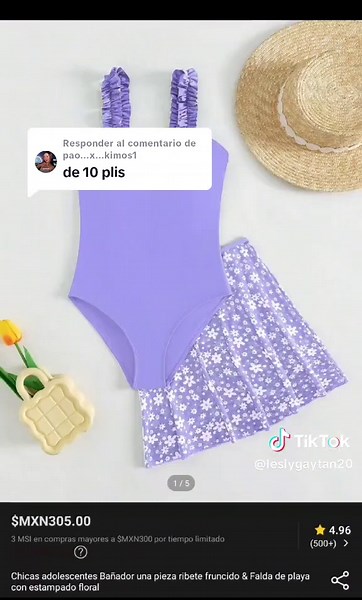 Trajes de baño para niñas de 10 años - Ideas y Outfits para Playa