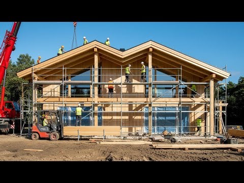How I Built a Modern Timber-Frame House Over 1 Years