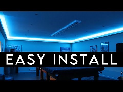 RGB LED Strip Lights Install AND How to Use ASUS AURA SYNC (EASY PROCESS)