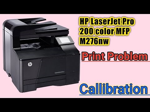 HP LaserJet Pro 200 color MFP M276nw Calibration