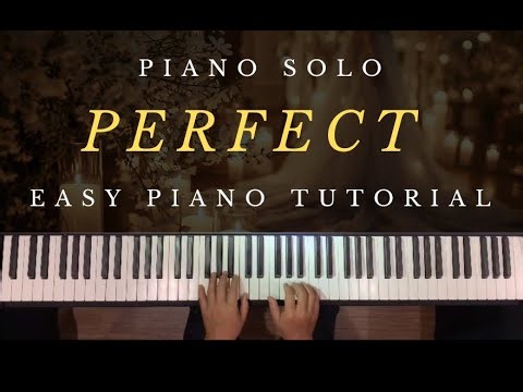 Perfect (Ed Sheeran) – Easy Piano Version | Falling Notes & Sheet Music