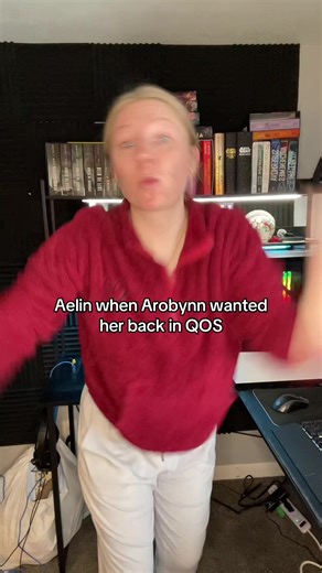 Especially with such an attractive fae male at her side… “thanks for the oil, my skin was a little dry.” 😏 #aelingalathynius #rowanwhitethorn #queenofshadows #throneofglass #booktok