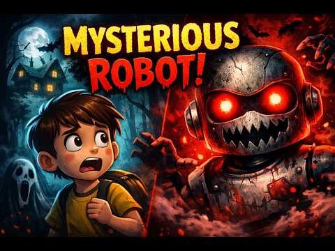 The Robot That Came Alive at Midnight 😱 | Haunted Cartoon Story