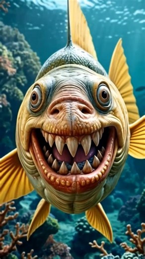 The FISH with the Creepiest Smile! Must Watch! The CRAZIEST Looking Fish in the Ocean! 🦈 #spookfish