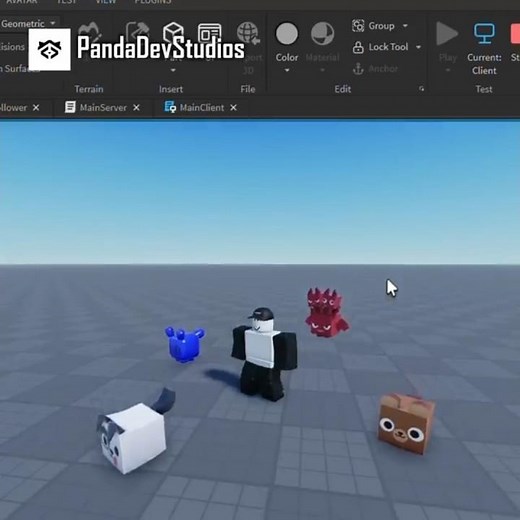 Creating Pet Sim X on Roblox Studio PART 1 🐼💻🐾 #roblox #shorts #robloxstudio