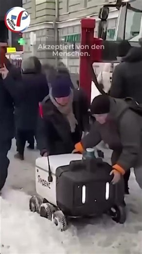 Hunderte Lieferroboter fahren täglich durch #Moskau