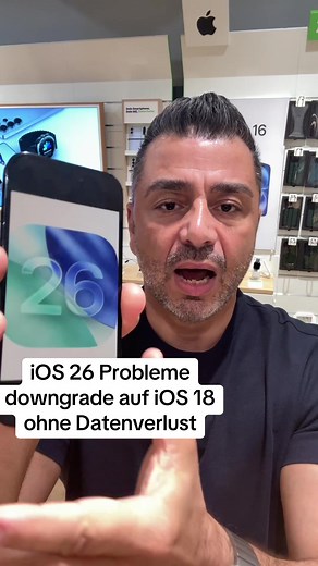 iOS 26 Probleme: Downgrade auf iOS 18 ohne Datenverlust
