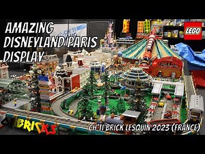 Amazing Disneyland Paris LEGO Display - Ch'ti Brick Lesquin 2023 (France)