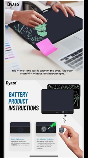 15 Inch LCD Digital Writing Pad with Stylus Pen | Drawing, Handwriting slate #tablet #writingpad