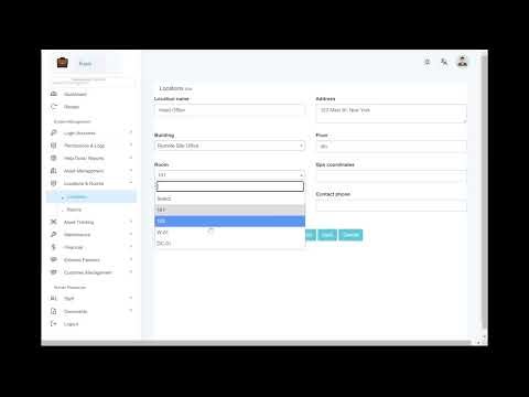 Locations Module | Asset Management System SAAS | www.ownitweb.com