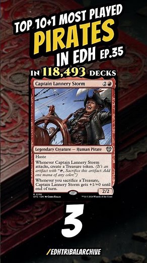 Top 10 PIRATE Creatures in Commander | Ep. 35 | #edh #mtg