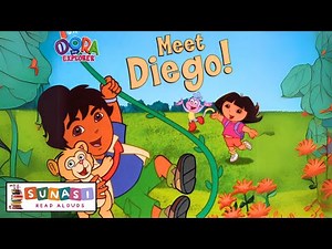 📚 DORA THE EXPLORER: MEET DIEGO! | Kids Read Aloud Book | Adventure Story Time