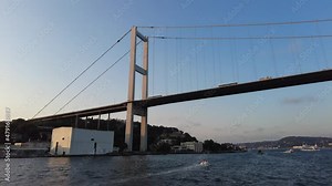 The Bosphorus Bridge, known officially as the 15 July Martyrs Bridge and unofficially as the First Bridge, is one of the three suspension bridges spanning the Bosphorus strait in Istanbul, Turkey.