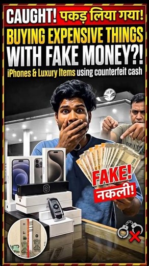 "Caught?! 😱 Buying Real Things With FAKE Money! 💸