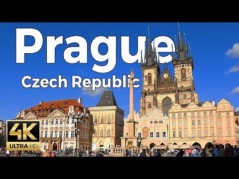 Prague 2023, Old Town, Czech Republic Walking Tour (4k Ultra HD 60 fps) - With Captions