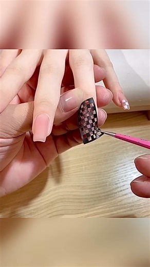 5.1K views · 20 reactions | Easy Plaid Nail Design with Hollow Plaid Nail Sticker  Shop the same nail supplies via my bio or visit vettsy.com Tag friends who would like this #nailsathome #diynail #nailart #nailtools #nailtutorials #nailtipsandtricks #nailhacks #beginnernails #nailsinspiration #nailtrends #summernails #simplenails #nailtutorials #nailtips #gelx | Vettsy | Facebook