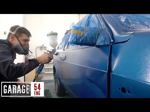 Coating a car with liquid Styrofoam (home-brewed Line-X)