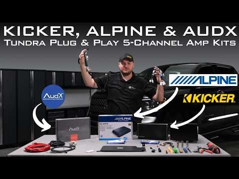 Toyota Tundra Plug & Play 5-Channel Amplifier Install | Kicker, Alpine or AudX | '14 - '21 Tundra