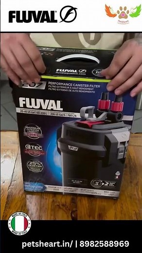 Fluval 207 Canister Filter Powerful, Quiet & Efficient #Fluval207 #AquariumFilter #CrystalClearWater