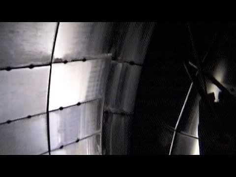 Inside the Fusion Reactor DIII D tokamak