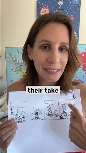 Interpreting nonverbal behavior using cartoons #socialskillsforkids #bodylanguage